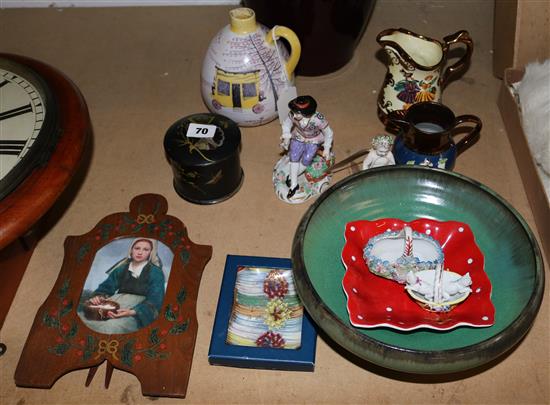 Sang de Boufe vase, Dutch bowl etc